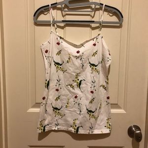 NWOT Ann Taylor Factory Tank Floral